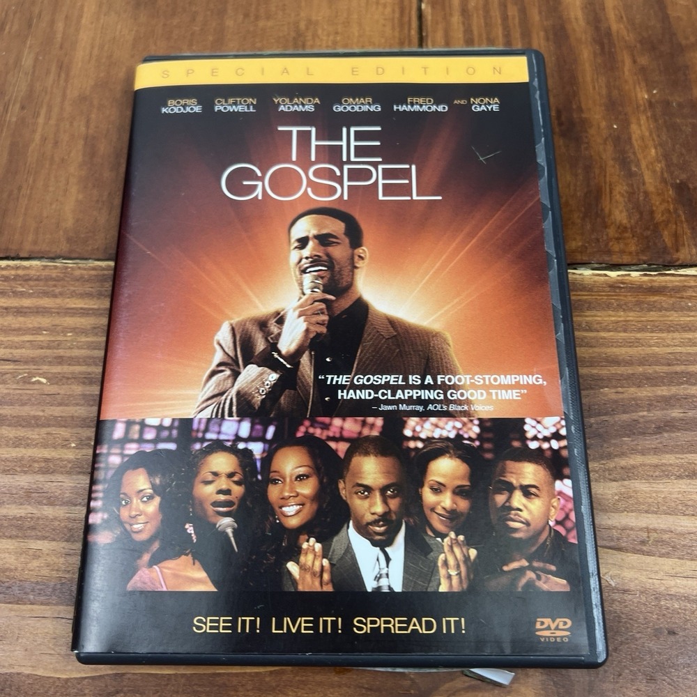 THE GOSPEL (SPECIAL EDITION) MOVIE DVD Religious African American Stars